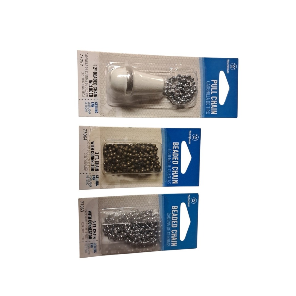 Westinghouse Ceiling Fan Beaded Chain Pull With 3 Chains